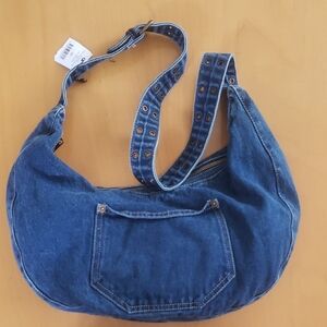 Denim Blue Women's Shoulder Bag
